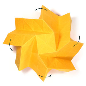 13th picture of origami beauty rose paper flower