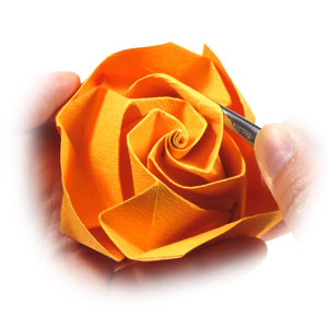 58th picture of origami beauty rose paper flower