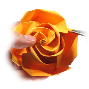 61th picture of origami beauty rose paper flower