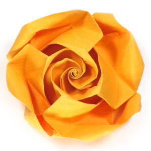 62th picture of origami beauty rose paper flower