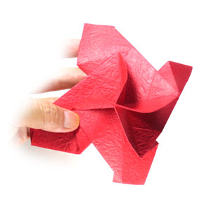 45th picture of Lovely origami rose paper flower (Easy Origami Rose III)