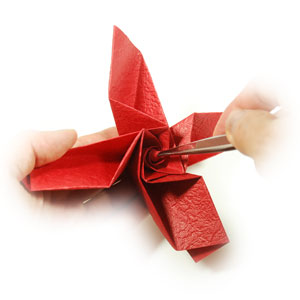 47th picture of Lovely origami rose paper flower (Easy Origami Rose III)