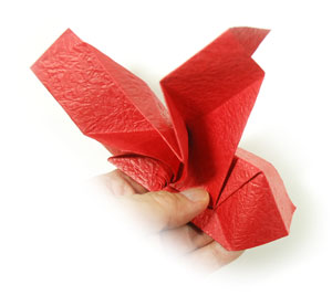 50th picture of Lovely origami rose paper flower (Easy Origami Rose III)