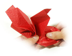 54th picture of Lovely origami rose paper flower (Easy Origami Rose III)