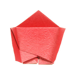 21th picture of Pretty origami rose paper flower (Easy Origami Rose IV)
