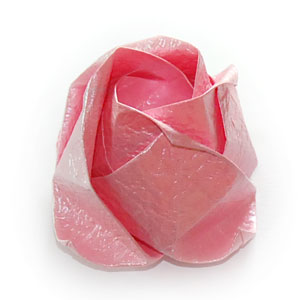 qt origami rose paper flower