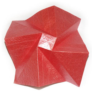 21th picture of spiral origami rose paper flower
