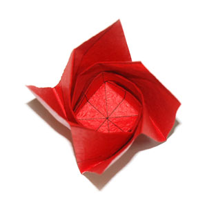 23th picture of spiral origami rose paper flower