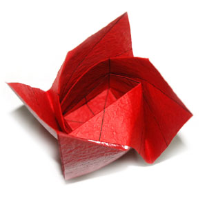 24th picture of spiral origami rose paper flower