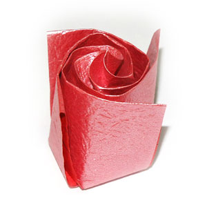 32th picture of spiral origami rose paper flower