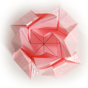 55th picture of Swirl origami rose