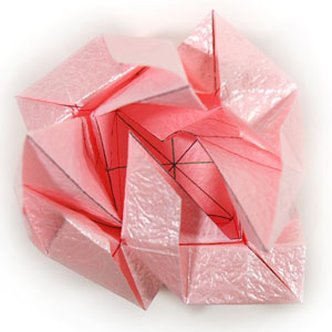 56th picture of Swirl origami rose