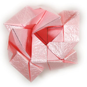 57th picture of Swirl origami rose