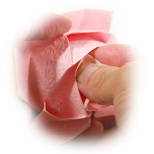 64th picture of Swirl origami rose