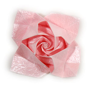 68th picture of Swirl origami rose