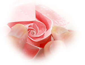 69th picture of Swirl origami rose