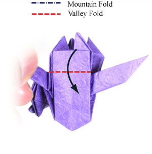 How to make an origami iris flower: page 18