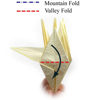 How to make an origami lily with six petals: page 6