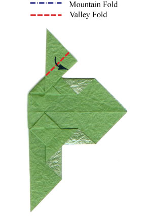 How to make a quadruple origami leaf: page 24